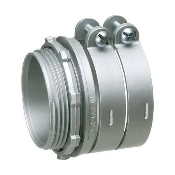 Arlington L427 Die Cast Zinc Straight Connector 2-1/2 Inch