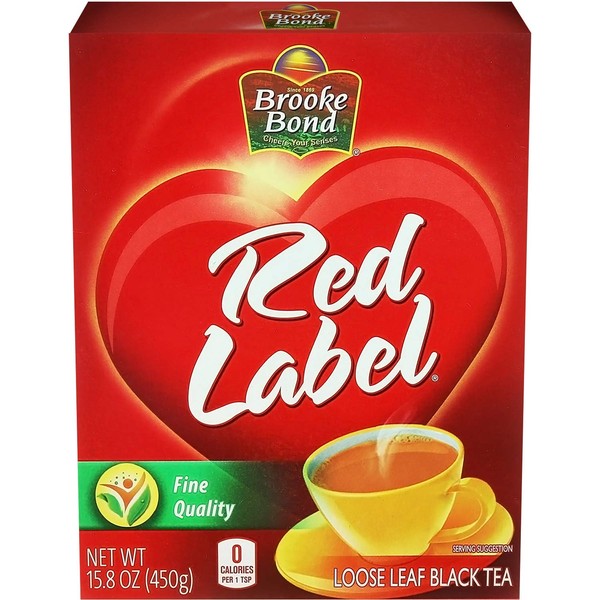 Brooke Bond, Red Label Loose Leaf Black Tea, 450g(gm), 2 Pack