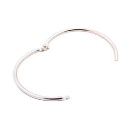 Book Ring 3" 1/Pkg - Silver