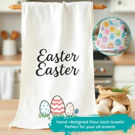 WHITESTEM Flour Sack Tea Towel for Crafts| Kitchen Dish Cotton Blank Towel for Embroidery| Baking Bread Proofing Linen Cover| Thick Absorbent Quick Dry | 25 Pack 15"x25" White