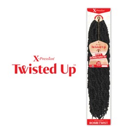 MULTI PACK DEALS! Outre Crochet Braids X-Pression Twisted Up Wavy Bomb Twist 18" (5-PACK, 2)
