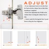 BESTEEL 24 Pack 1/2 inch Overlay Soft Close Cabinet Door