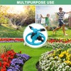M METERXITY Lawn Sprinkler, 360 Degree Automatic Rotating Garden Water