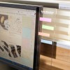 Monitor Memo Board Computer, Monitor Sticky Note Holder, Acrylic Transparent