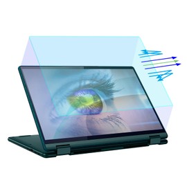 2 Pack Anti Blue Light Matte Screen Protector for Lenovo Yoga 6 13.3" 13ALC7 13ABR8, Yoga Slim 7 13.3" Laptop, Eye Protection Blue Light, Glare, UV Blocking Screen Filter Film, Anti Fingerprint