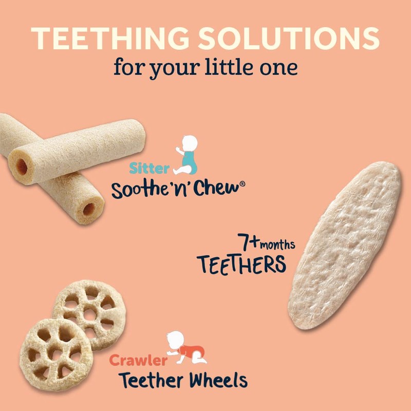 Gerber,Teething Wafers, Strawberry Apple Spinach, 1.7 oz