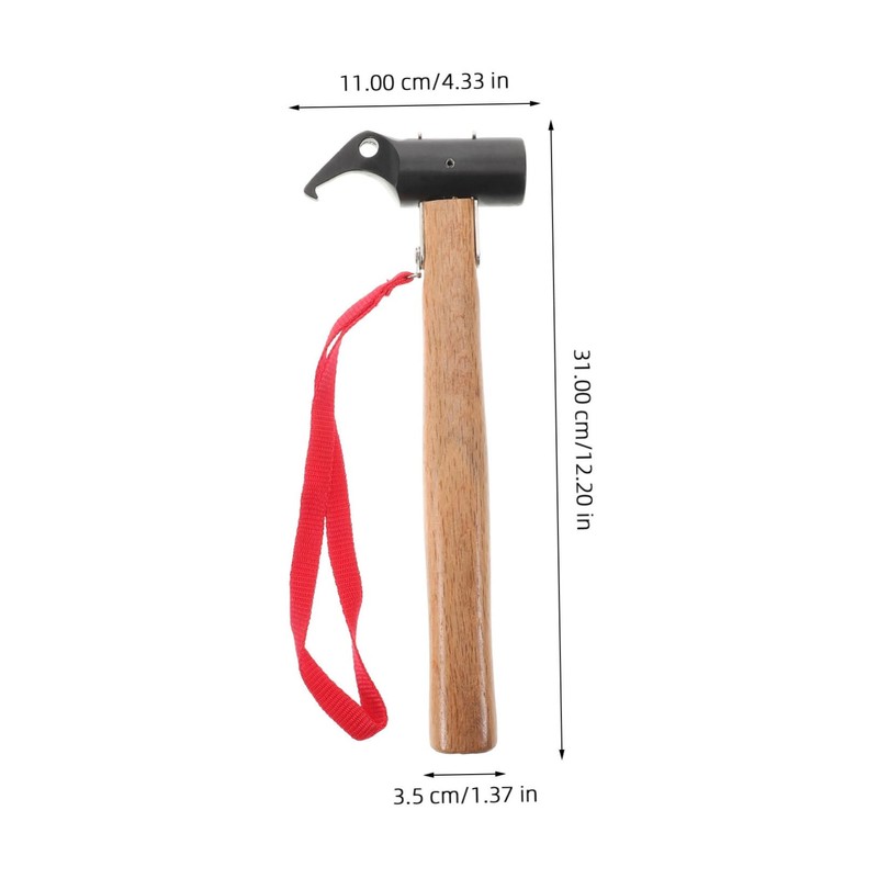 WHAMVOX Camping Mallet Lightweight Survival Hammer for Tent Pegs Outdoor