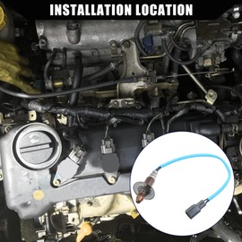 Hihaha No.22641AA670/22641-AA670 Front Oxygen O2 Sensor for Subaru Crosstrek 2016-2017 / Frontal Air Fuel Ratio Sensor/Durable Metal / 1 Piece Silver Tone