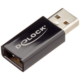 Delock USB 2.0 Adapter Type A Male to Type A Female Data Blocker