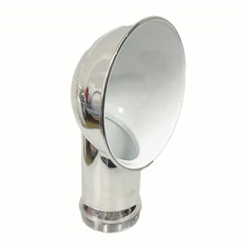 Marine Round Embossed Vent 3" or 4" Plate, Stainless Steel Dorade Box Vent for Boat Accessories, Heavy Duty (Plate Outer Diameter). 3")