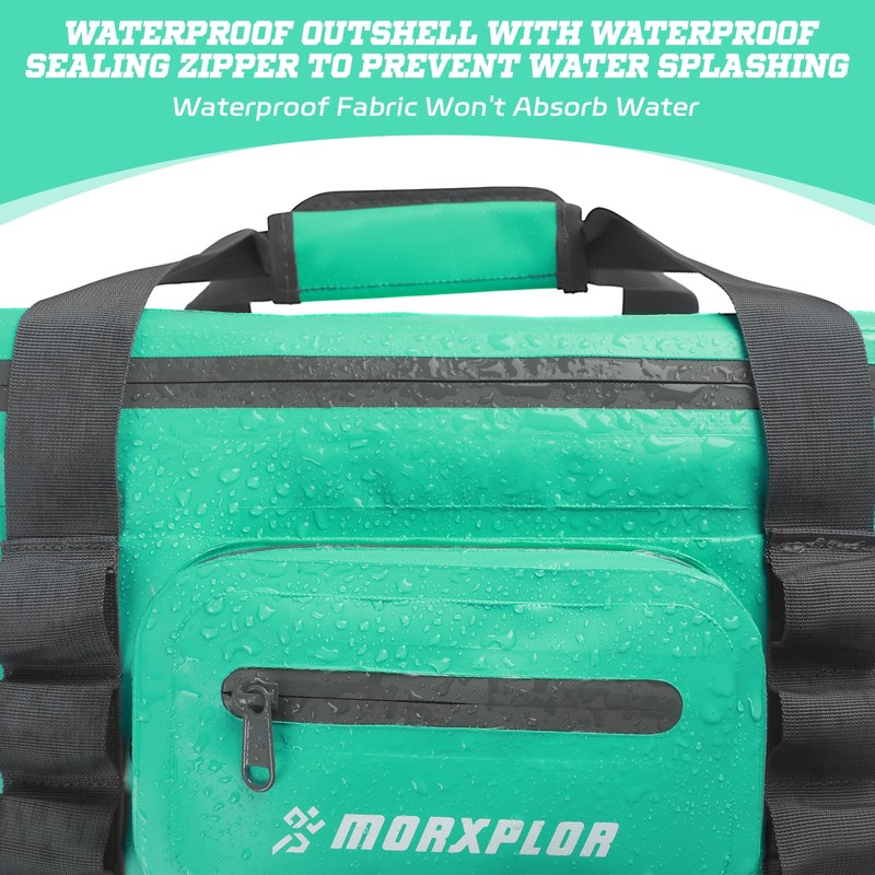 MORXPLOR Waterproof Shell 24 cans Paddle Board Cooler Bag, Sup
