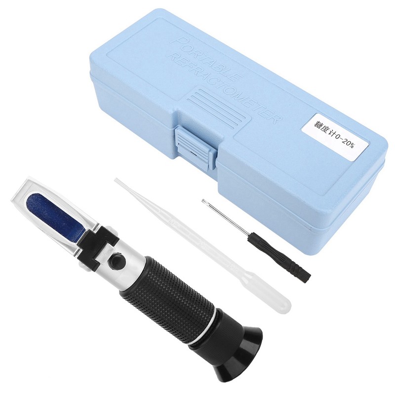 Refractometer Sugar Test Meter 0-20% with Accurant Index for Automatic