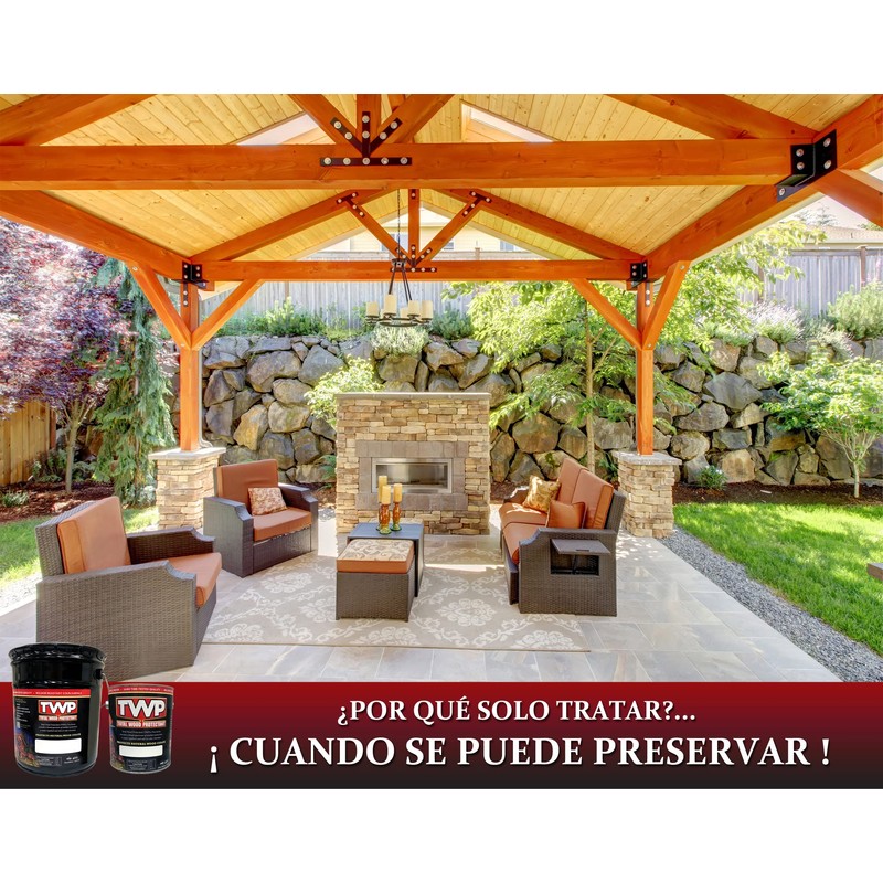 Amteco TWP 103 1 Gallon Dark Oak Exterior Wood Stain