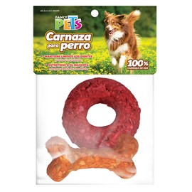 Fancy Pets Carnaza Triturada Dona y Hueso para Perro 2 Piezas