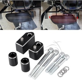 Unbranded Front 1-1/4" Driver Floorboard Extension For Harley 09-21 FLHT 09-13 FL Trikes