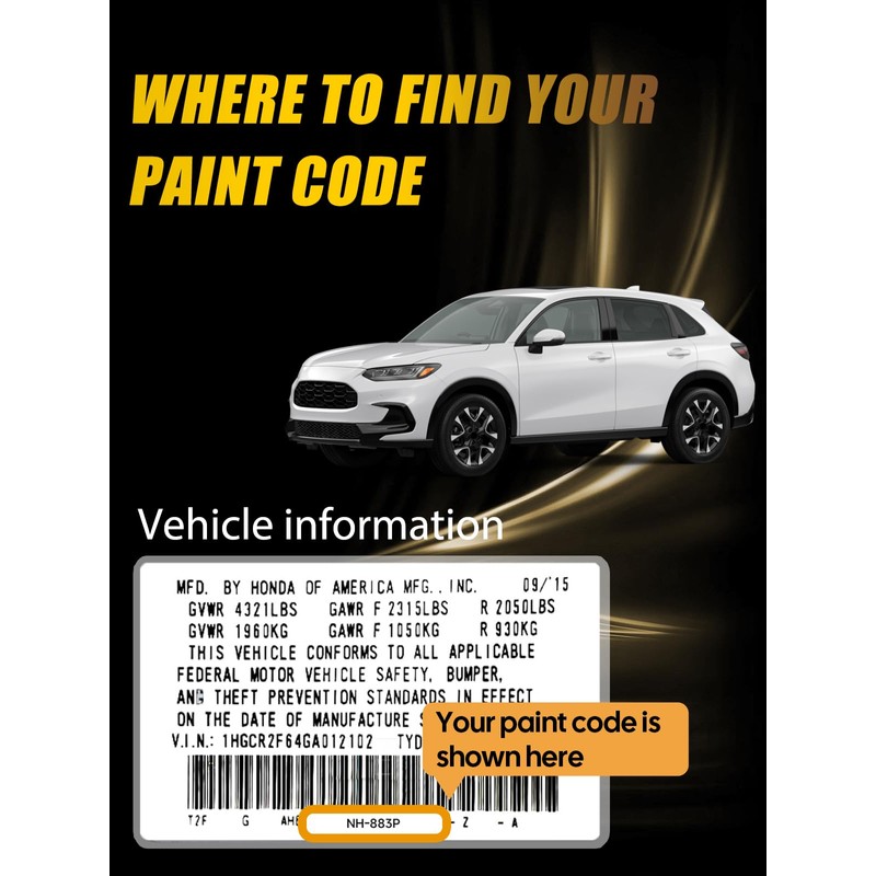 R-513 Rallye Red Touch Up Paint Compatible with Honda, Exact