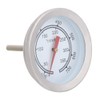 100~700 ℉ BBQ Termómetro Calibrador de Temperatura Acero Inoxidable Doble