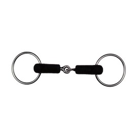 Feeling Unisex's 600121 Rubber Ring Snaffle, Multi-Coloured, 125 mm