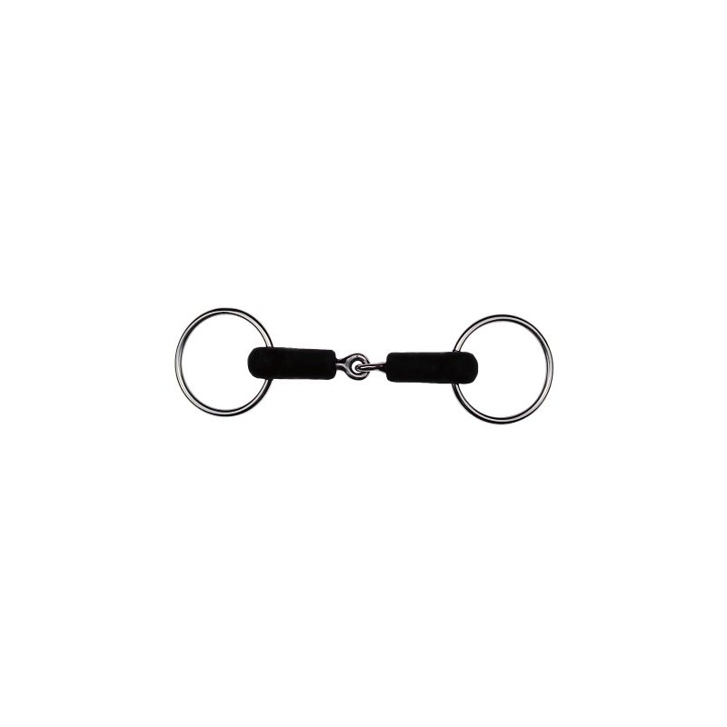 Feeling Unisex's 600121 Rubber Ring Snaffle, Multi-Coloured, 125 mm