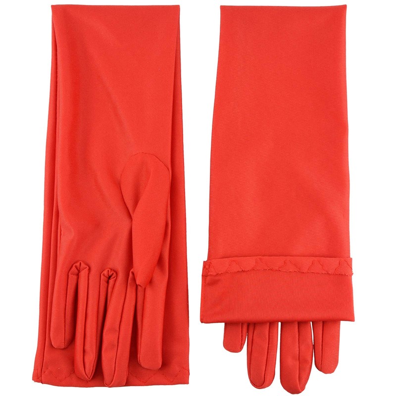Wobe Long Opera Party 20s Satin Gloves Stretchy Adult Size