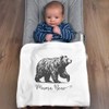 Azeeda 'Mama Bear' Cotton Baby Blanket/Shawl (BY00041170)