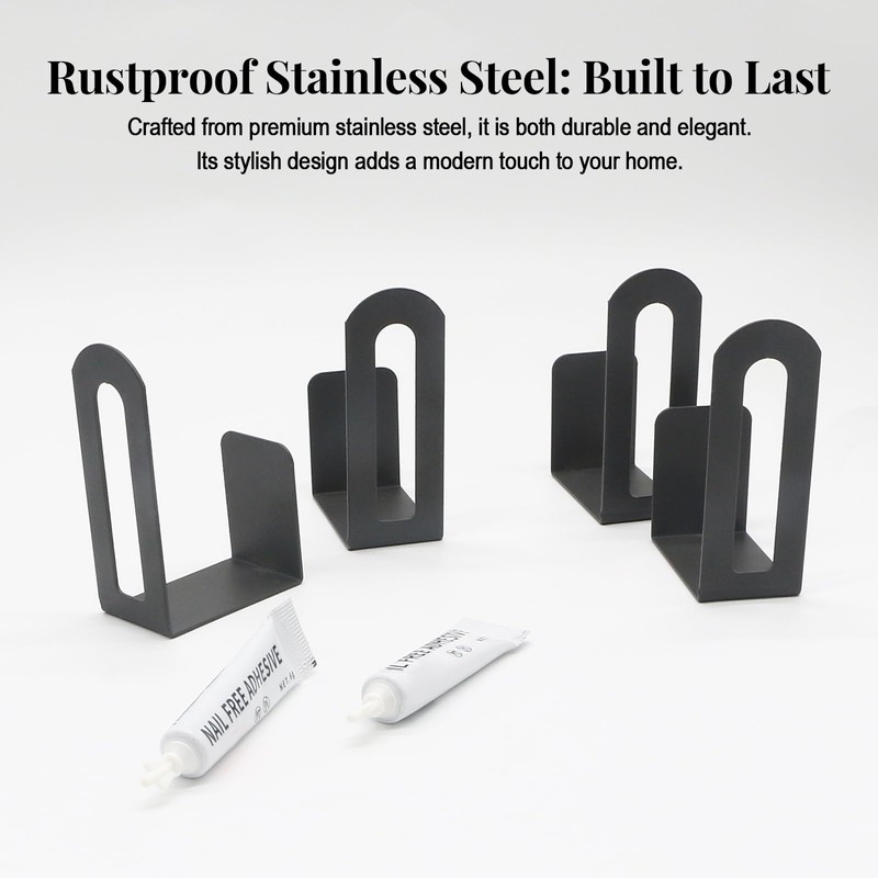 Under Cabinet Cutting Board Holder Stand Rack, No Drill Adhesive