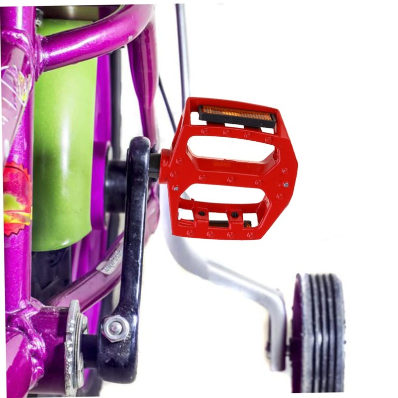 Abaodam 1 Pair Aluminium Alloy Bike Pedals with Rolling Beads