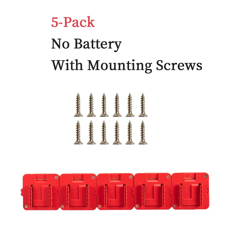 Battery Holder for Craftsman V20 20V Battery Wall Mount Battery