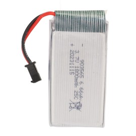 3.7V 1800mAh Rechargeable Lithium Battery For JJRC A6 H68 RC Quadcopter Drone with SM Black Plug Overcharge Short Circuit Protection