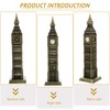 Beavorty Big Ben Model London Building Ornament 7.08In Metal Architectural