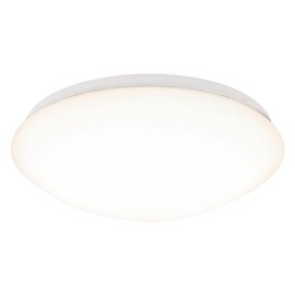 Maxxima 14 in. LED Flush Mount Ceiling Mushroom Light Fixture - Indoor Dimmable Dome Light, 3000K Warm White, 1600 Lumens, Ideal for Bedroom, Kitchen, and Entryway