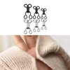 Gunwon 30 Sets Bra Sewing Hooks and Eyes Closure, 3