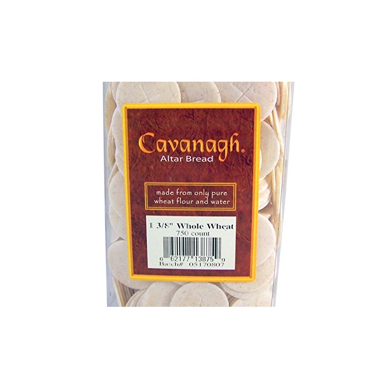 Cavanagh Altar Bread - 1 3/8" Whole Wheat - 750/Container