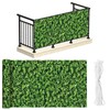 Naimorui PVC Balcony Privacy Screen Decorative Balcony Cover with Nylon