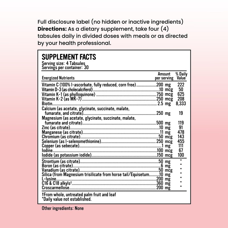 Beauty Minerals - Biotin Enhanced Multimineral for Hair Growth, Nail