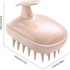 Hair Scrubber Shampoo Brush, Scalp Massager With Gentle Care