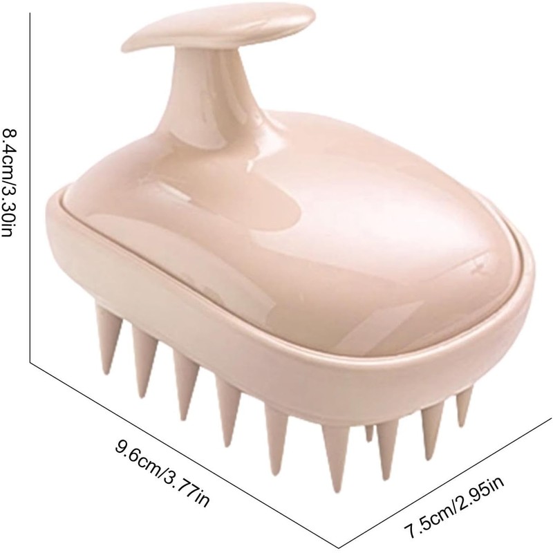 Hair Scrubber Shampoo Brush, Scalp Massager With Gentle Care