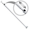 Ideal Security Sliding Door Security Bar with Childproof Lock, Adjustable,