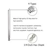 SeonFook 30pcs 100mm Long Screwdriver Drive Bits Magnetic Drill Bit
