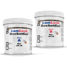 LamLock RocketGel 25 Minute Professional Epoxy Countertop Kit for Granite, Tile, and Quartz Countertop Repair Kit, Tile Crack Repair, Chips and Fills Epoxy Grout
