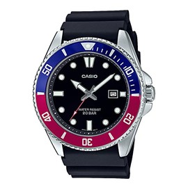 Casio Collection MDV-107 Series Online Limited Edition, blue/red, watch