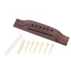 Acoustic Guitar Rosewood Bridge Saddle & Nut Guitar Replacement Parts