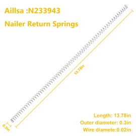 Aillsa Nailer Springs N233943 N386480 fits for DeWalt Framing Nailer Replacements for DeWalt Nailer DCN6901 DCN21PLB DCN21PLM1 DCN693B DCN693M1 DCN690B BCF30PTB DCN692M1 Parts(2 pcs)