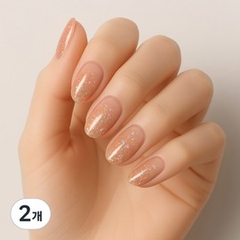 Itemshop Prisangcom Gel Nail Strip Sticker, Prisangcom 033, 2 pcs / 잇템샵 프리상콤 젤네일 스트립 스티커, 프리상콤033, 2개