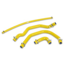 LQI Silicone Radiator Hose Kit Compatible with Yamaha Banshee 350 YFZ350 1987-2006 Yellow