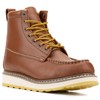 Men's Stylish Classic 6" Soft Moc Toe Leather Work Boot