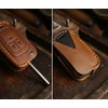 ontto Key Fob Cover Genuine Leather Key Holder Full Cover