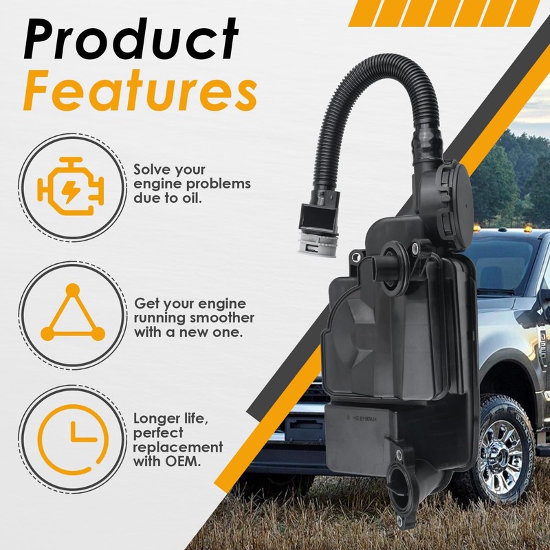 DC3Z6A785C Oil Separator Assembly Compatible with 2011-2016 Ford F250 F350