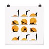 Bilderwelten Poster Yoga The Sun Greeting Square 1:1 Matt 70