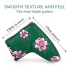 Golf Putter Cover Blade Putter Headcover Azalea Embroidery Golf Club